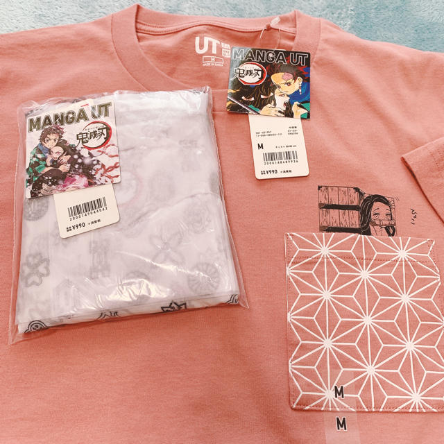 UNIQLO(ユニクロ)のユニクロ鬼滅の刃　コラボねずこTシャツ&エコバッグ メンズのトップス(Tシャツ/カットソー(半袖/袖なし))の商品写真