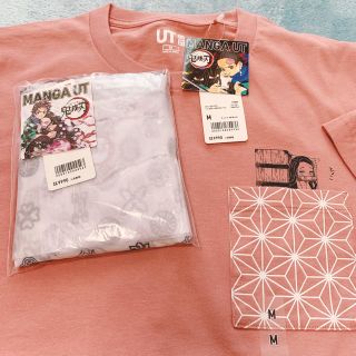 ユニクロ(UNIQLO)のユニクロ鬼滅の刃　コラボねずこTシャツ&エコバッグ(Tシャツ/カットソー(半袖/袖なし))