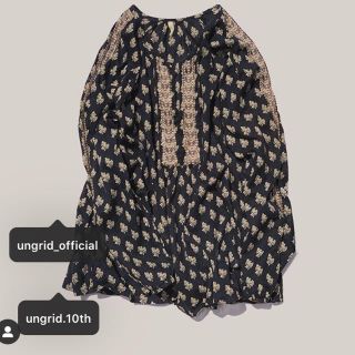 アングリッド(Ungrid)のungrid プリント刺繍ブラウス(シャツ/ブラウス(長袖/七分))