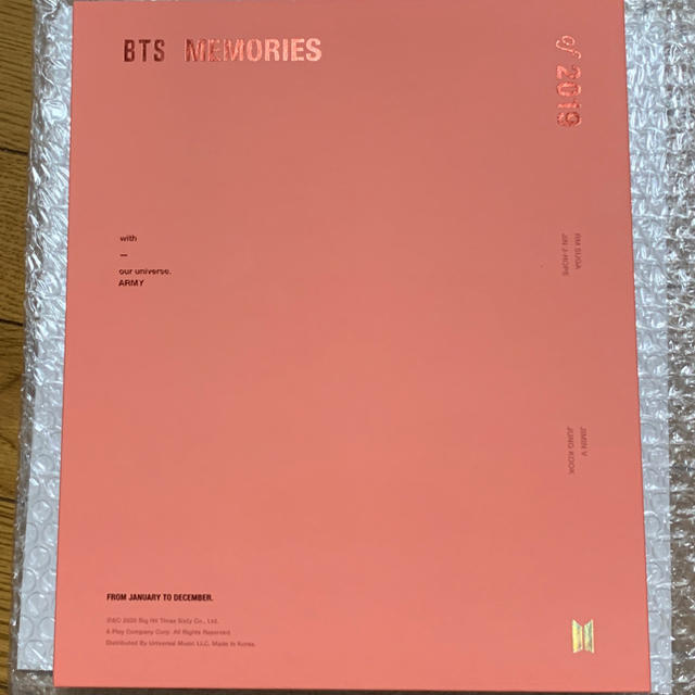 DVD/ブルーレイBTS memories of 2019