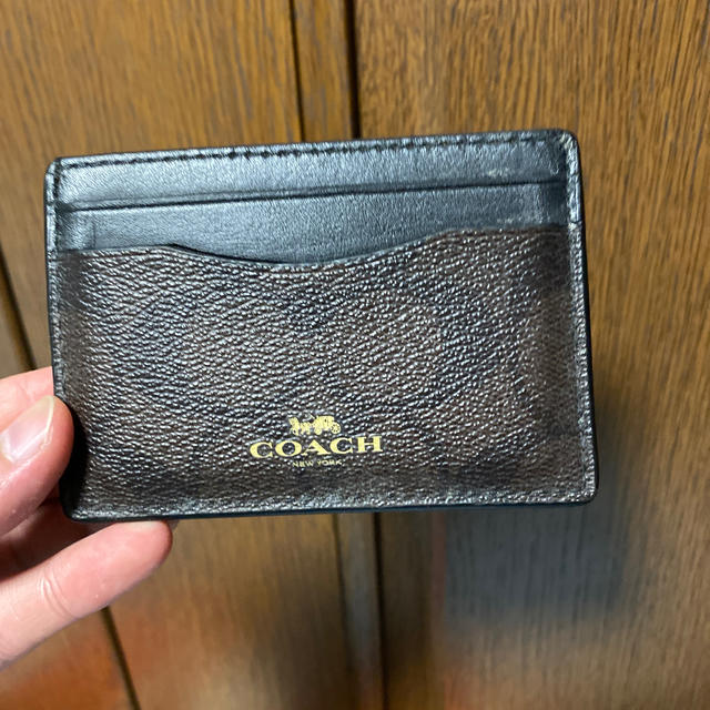 COACH(コーチ)のcoach カードケース メンズのファッション小物(名刺入れ/定期入れ)の商品写真