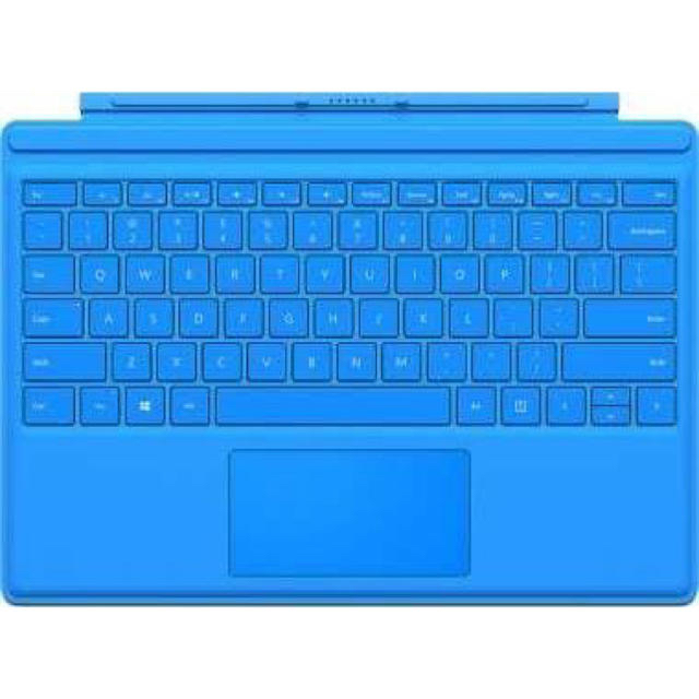 Microsoft(マイクロソフト)のMicrosoft surface pro タイプカバー　青 スマホ/家電/カメラのPC/タブレット(PC周辺機器)の商品写真