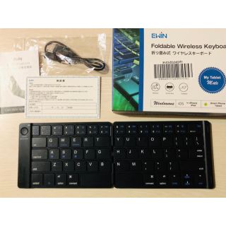 Ewin 新型 Bluetoothキーボード 折りたたみ式 157g (PC周辺機器)