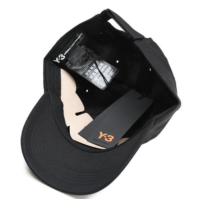 Y-3(ワイスリー)のY-3 ヨウジ ヤマモト ブラックキャップ YOHJI CAP FH9271 メンズの帽子(キャップ)の商品写真