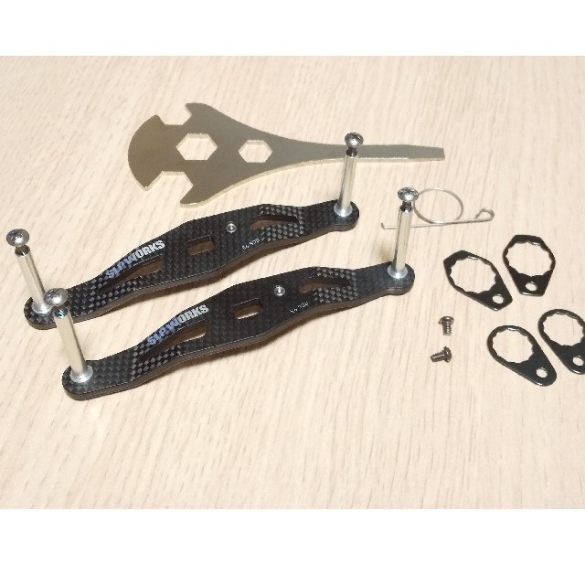 高級な ダイワslpワークス(Daiwa Slp Works) 23 RCSB カーボンクランクハンドル 95mm