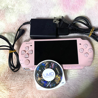 プレイステーションポータブル(PlayStation Portable)のPSP 本体 ピンク(携帯用ゲーム機本体)