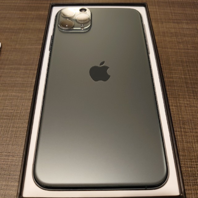 愛用 Apple - iPhone 11 Pro Max ミッドナイトグリーン 256 GB au ...