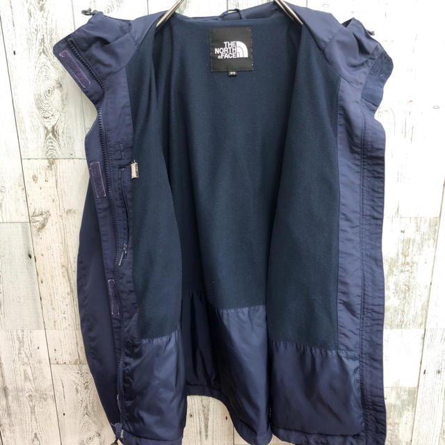 休日限定 ノースフェイス マウンテンパーカー ネイビー レディースL