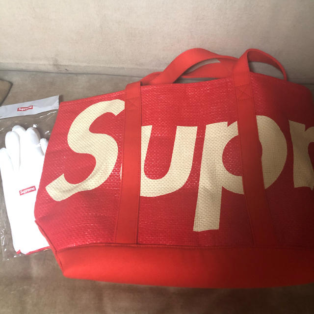 supreme supreme Raffia Tote トート