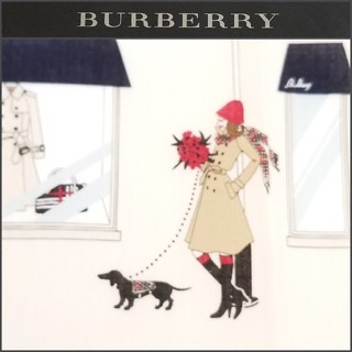 バーバリー(BURBERRY)のBURBERRYハンカチ☆ショッピング・トレンチコート・レディ(ハンカチ)