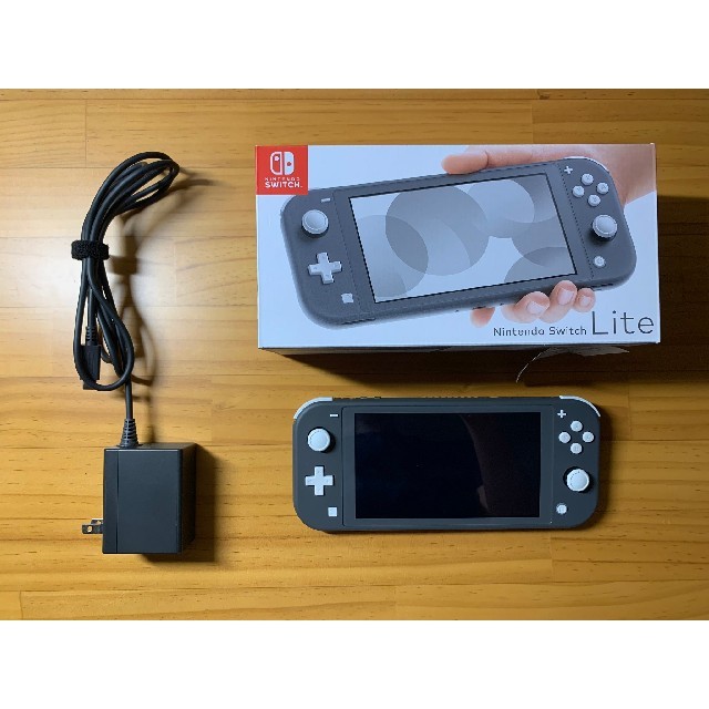 美品　Nintendo switch lite グレー　本体