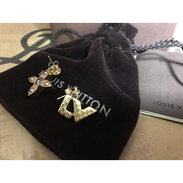 LOUIS VUITTON アシンメトリーピアス 箱・袋付き | www.thestyledhouse