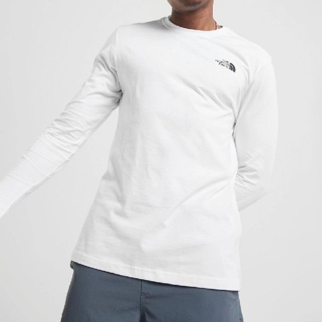 THE NORTH FACE(ザノースフェイス)のノースフェイス バックリフレクティブボックスロゴTシャツ 海外Mサイズ メンズのトップス(Tシャツ/カットソー(七分/長袖))の商品写真