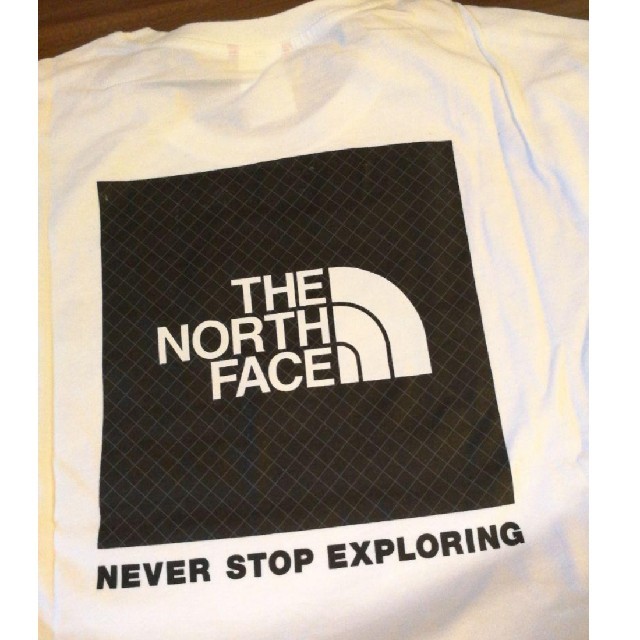 THE NORTH FACE(ザノースフェイス)のノースフェイス バックリフレクティブボックスロゴTシャツ 海外Mサイズ メンズのトップス(Tシャツ/カットソー(七分/長袖))の商品写真