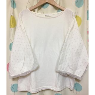 ダブルクローゼット(w closet)のw closet ボリューム袖　プルオーバー (Tシャツ(長袖/七分))