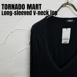 トルネードマート(TORNADO MART)のTORNADOMART/トルネードマート 長袖 Vネット カットソー TEE (Tシャツ/カットソー(七分/長袖))