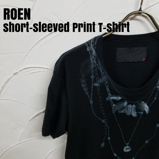 Roen(ロエン)のRoen/ロエン 半袖 プリント TEE Tシャツ カットソー メンズのトップス(Tシャツ/カットソー(半袖/袖なし))の商品写真