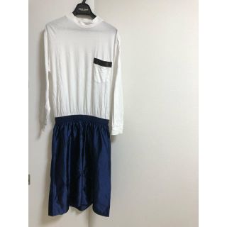 トーガ(TOGA)のTOGA ドッキングワンピース　ワンサイズ(ひざ丈ワンピース)