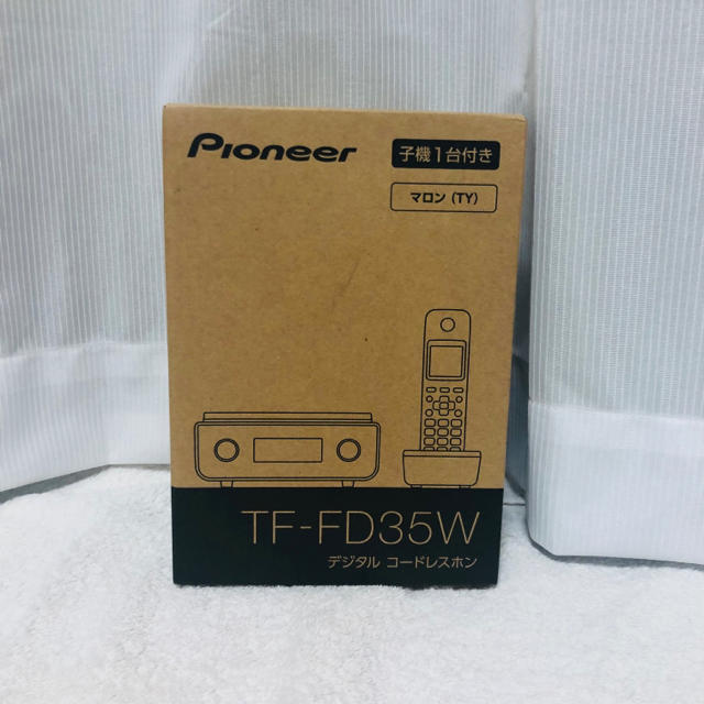 【新品】Pioneer  コードレス電話機　　TF-FD35W(TY)