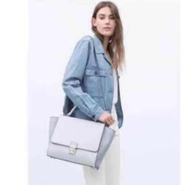 ZARA(ザラ)のZARA バイカラーショルダーバッグ 2way レディースのバッグ(ショルダーバッグ)の商品写真