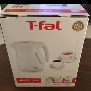 ティファール(T-fal)のT-fal ティファール 電気ケトル　ジャスティンホワイト1.2(電気ケトル)