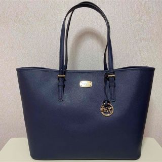 マイケルコース(Michael Kors)のマイケルコース　トート　バッグ　青　紺　ブルー(トートバッグ)