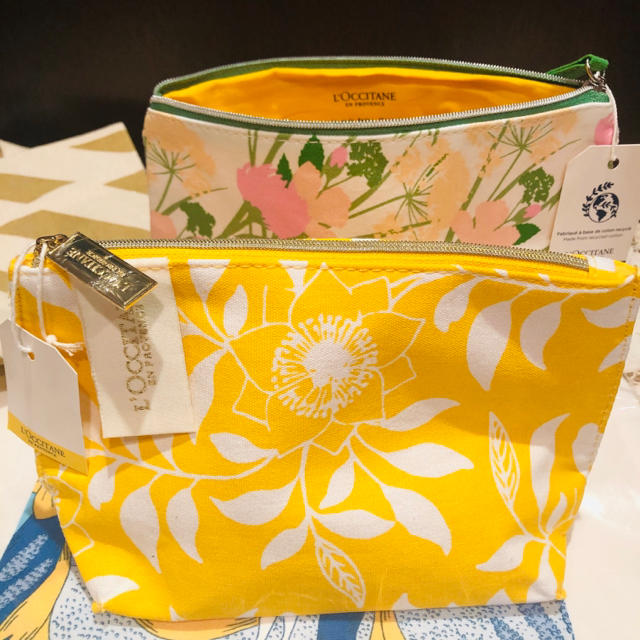 L'OCCITANE(ロクシタン)のお得♡新品☆ロクシタン　2wayショルダーエコバッグとポーチ2個もおまけ レディースのバッグ(エコバッグ)の商品写真