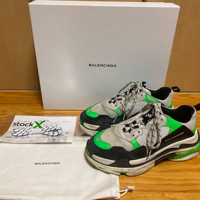 確実正規品 BALENCIAGA triple s Mr.porter限定色