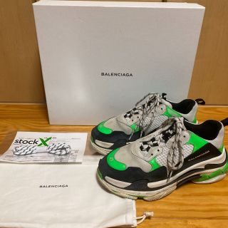 バレンシアガ(Balenciaga)の確実正規品 BALENCIAGA triple s Mr.porter限定色(スニーカー)