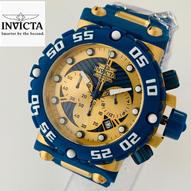 【新品】定価1495$ インビクタ サブアクア 腕時計 ブルー クォーツ メンズ