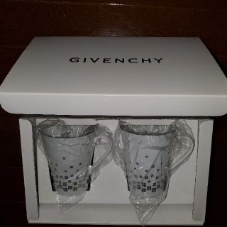 ジバンシィ(GIVENCHY)のGIVENCHY トレー付ペアマグカップセット(グラス/カップ)