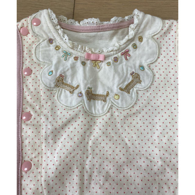 franche lippee(フランシュリッペ)のロンパース　半袖　50-70 フランシュリッペ キッズ/ベビー/マタニティのベビー服(~85cm)(ロンパース)の商品写真