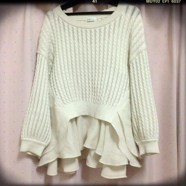 FRAY I.D(フレイアイディー)のFRAY♡ニットトップス レディースのトップス(ニット/セーター)の商品写真