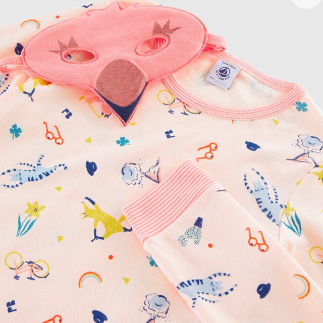 PETIT BATEAU - プチバトー 新品タグ付きマスク付き長袖パジャマ 6ans/116cmの通販 by Europe ｜プチバトーならラクマ