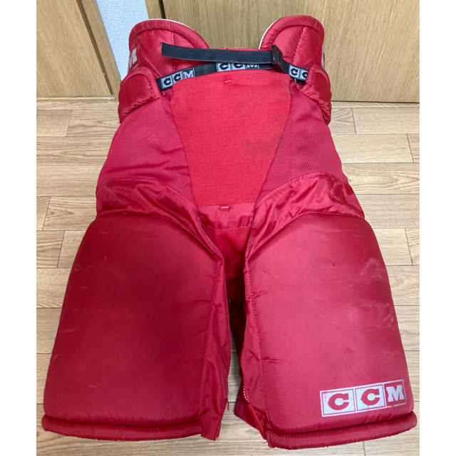 CCM - アイスホッケー パンツ CCM 赤 シニアLの通販 by いっぬ。's