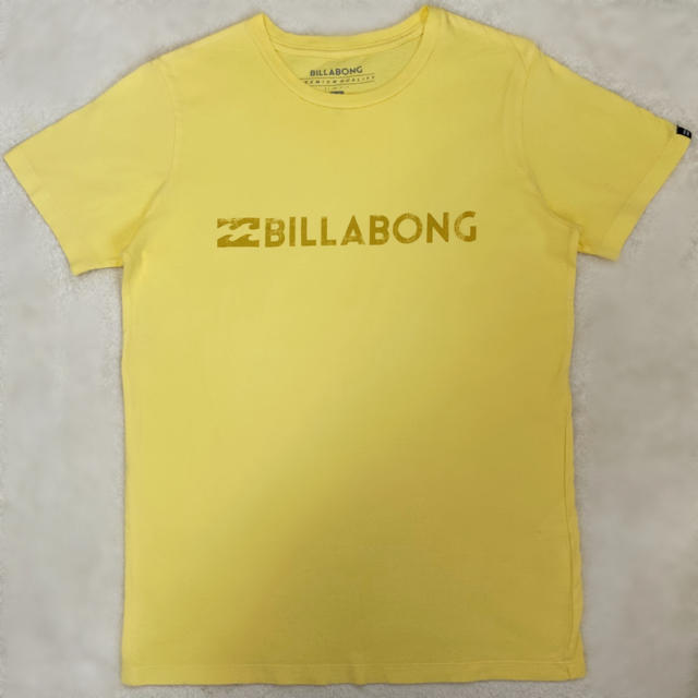 billabong(ビラボン)のBILLA BONG ビラボン Tシャツ ロゴT イエロー 黄色 メンズのトップス(Tシャツ/カットソー(半袖/袖なし))の商品写真