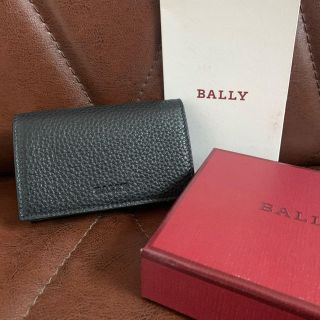 バリー(Bally)の新品　BALLY　バリー　名刺入れ　カードケース　レザー　ブラック(名刺入れ/定期入れ)