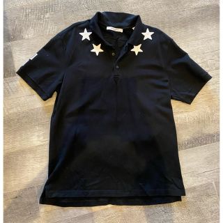 ジバンシィ(GIVENCHY)の 値下げ　ジバンシー GIVENCHY スターパッチ　ポロシャツ ブラック (Tシャツ/カットソー(半袖/袖なし))