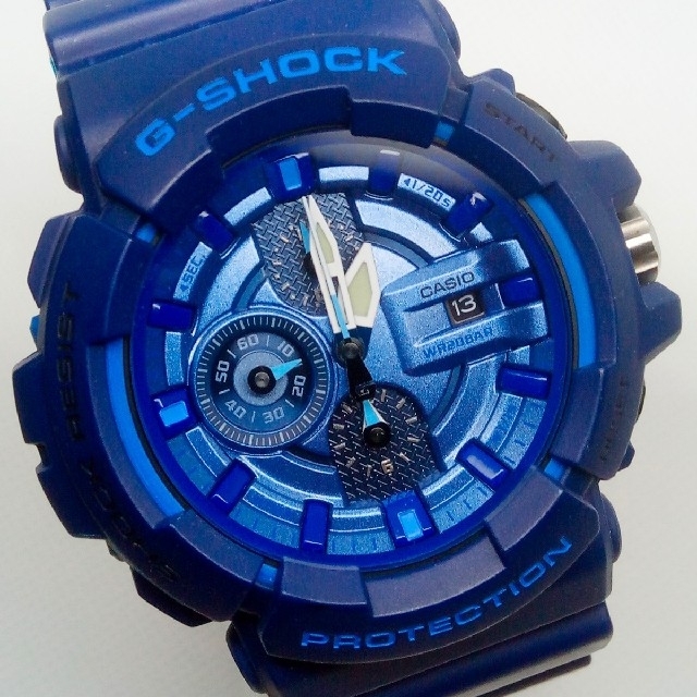 G-SHOCK(ジーショック)のBlue and Red Series　GAC-100AC-2AJF メンズの時計(腕時計(アナログ))の商品写真