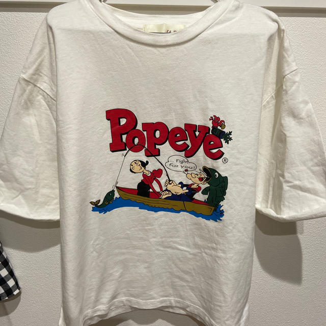 Lily Brown(リリーブラウン)のポパイ　Ｔシャツ レディースのトップス(Tシャツ(半袖/袖なし))の商品写真