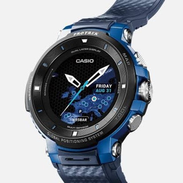 カシオ プロトレック スマート WSD-F30-BU 腕時計