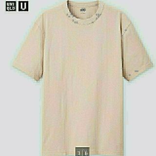 ユニクロ(UNIQLO)のUNIQLO U ユニクロユークルーネックTシャツ(半袖)メンズM 10PINK(Tシャツ/カットソー(半袖/袖なし))