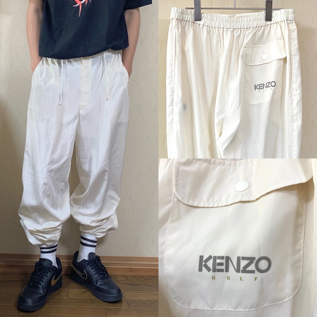 KENZO ケンゾー ナイロンパンツの通販 by ttt｜ケンゾーならラクマ - 90's KENZO 最安値挑戦