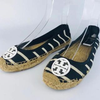 トリーバーチ(Tory Burch)のTORY BURCH★レディース・エスパドリーユ フラットシューズ（7M）(スリッポン/モカシン)