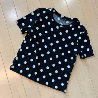 ザラ(ZARA)のZARA ドット柄 Tシャツ トップス(Tシャツ(半袖/袖なし))