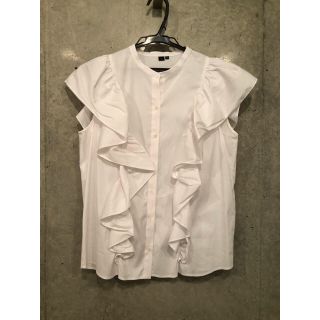 ダブルスタンダードクロージング(DOUBLE STANDARD CLOTHING)のダブスタ　フリルトップス(シャツ/ブラウス(半袖/袖なし))