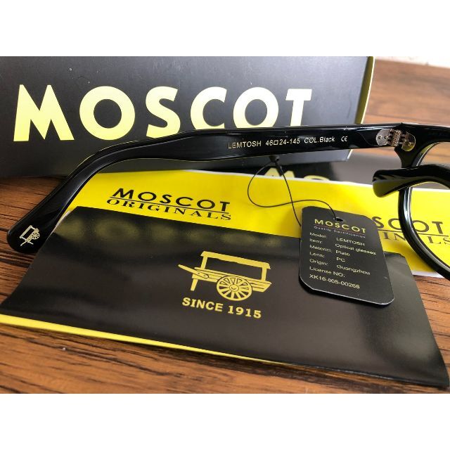 MOSCOT LEMTOSH/モスコット レムトッシュ  BLACK の通販 by