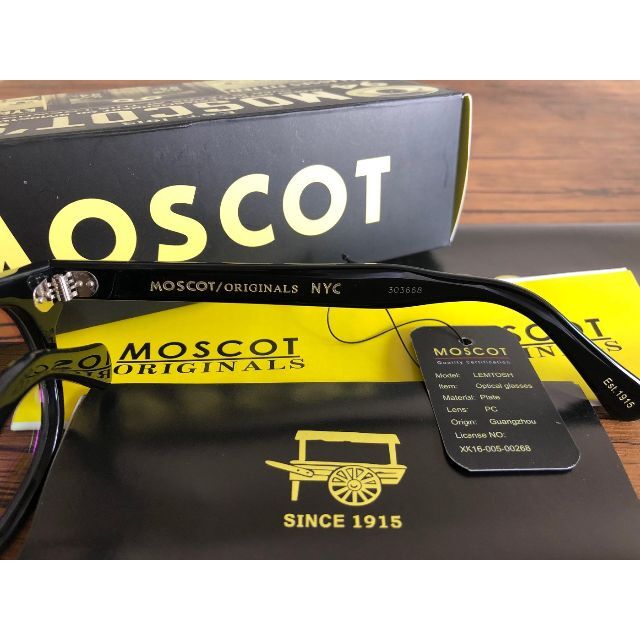 MOSCOT LEMTOSH/モスコット レムトッシュ 46 BLACK  メンズのファッション小物(サングラス/メガネ)の商品写真