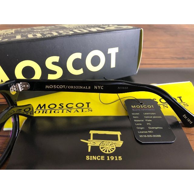 MOSCOT LEMTOSH / モスコット レムトッシュ 46 BLACK