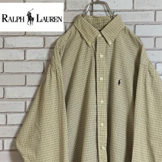 ラルフローレン(Ralph Lauren)の90s 古着 ラルフローレン L ビッグシルエット  ゆるだぼ ワンピース(シャツ)